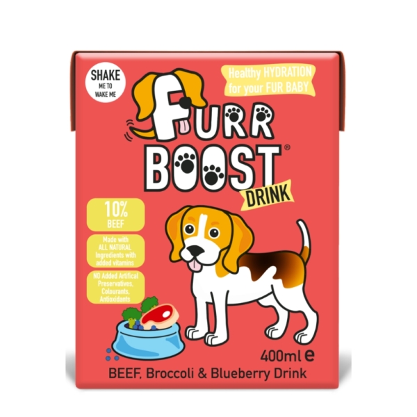 FURR BOOST Beef Drink with Broccoli & Blueberry 400ml