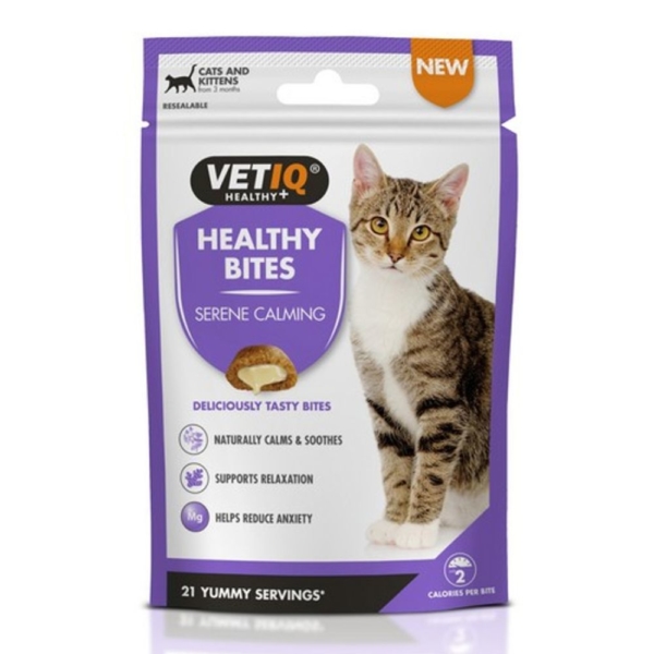 VetIQ Serene Calming Healthy Bites for Cats 65g