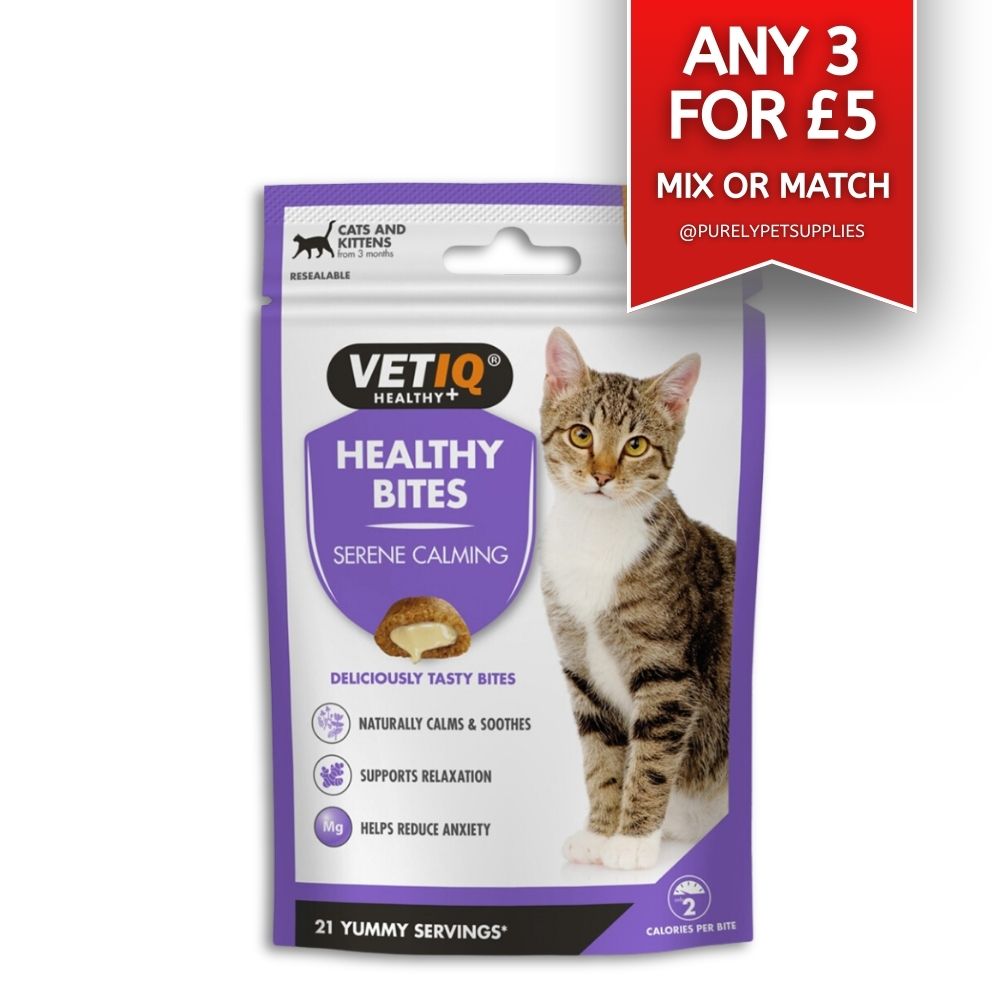 VetIQ Healthy Bites Serene Calming Cat Treats 65g