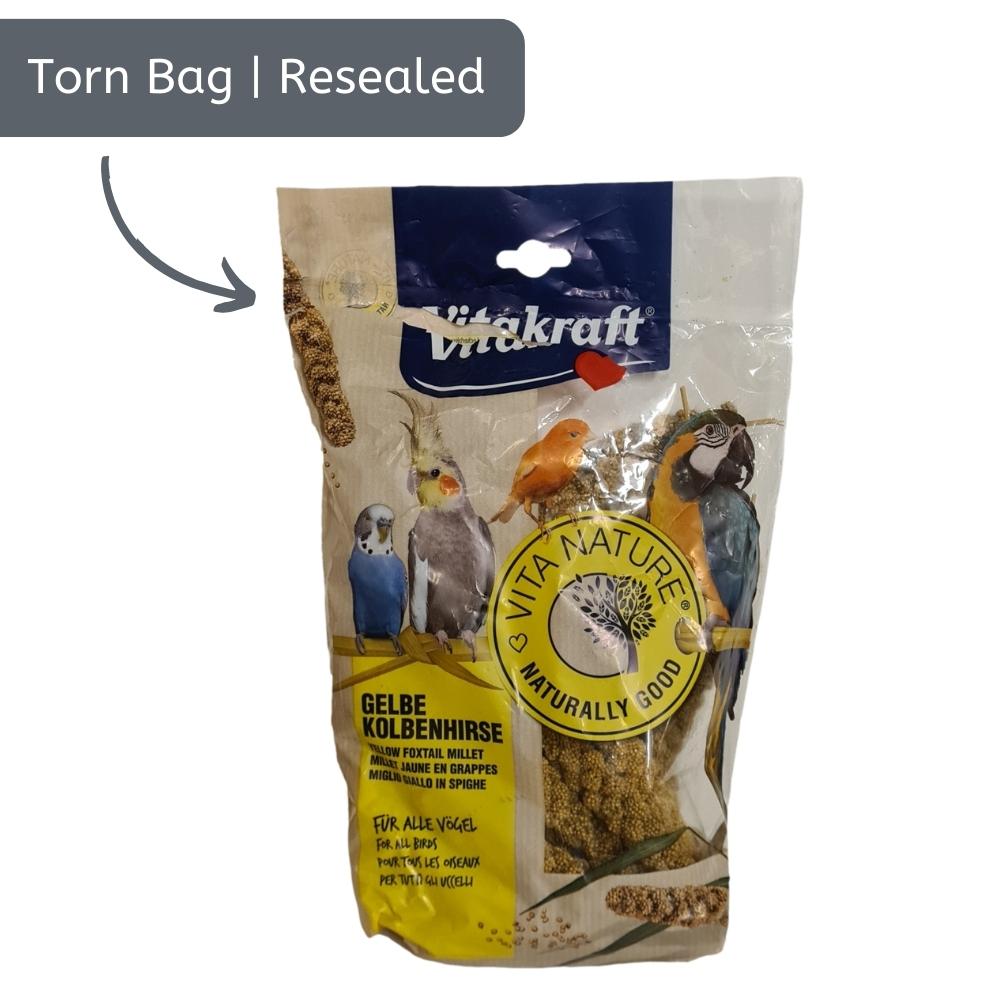 Vitakraft Yellow Foxtail Millet 300g [Torn Bag - Resealed]