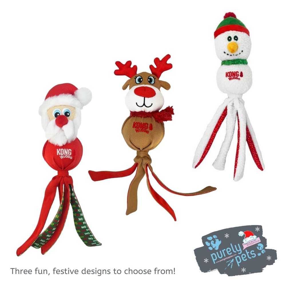 KONG Holiday Wubba Santa/Snowman/Reindeer
