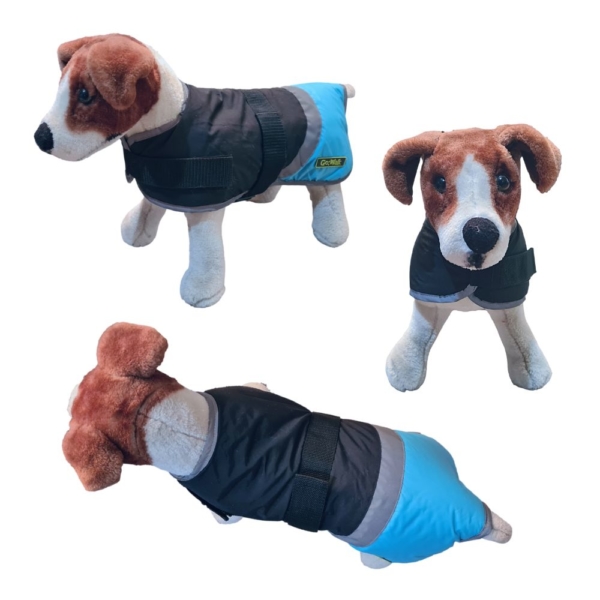 Happy Pet Go.Walk Dog Coat Blue/Black
