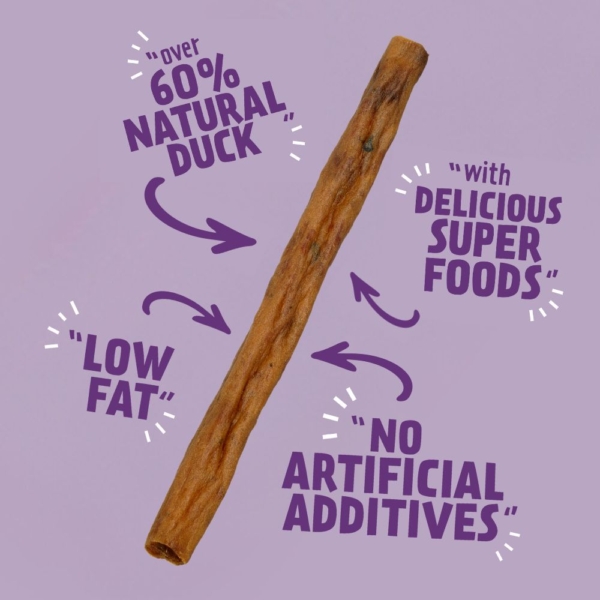 Good Boy SuperLicious Duck Sticks with Broccoli & Sweet Potato Benefits