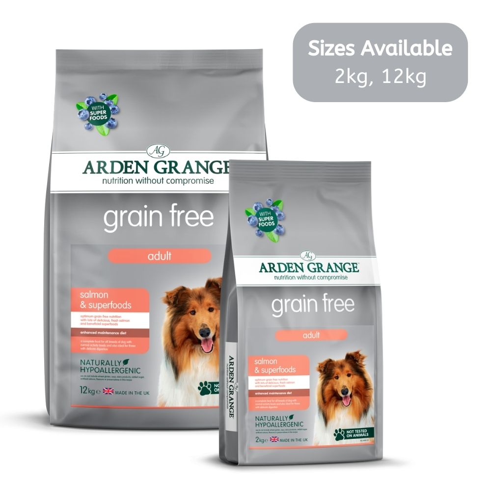 ARDEN GRANGE Grain Free Dog Food Salmon & Superfoods