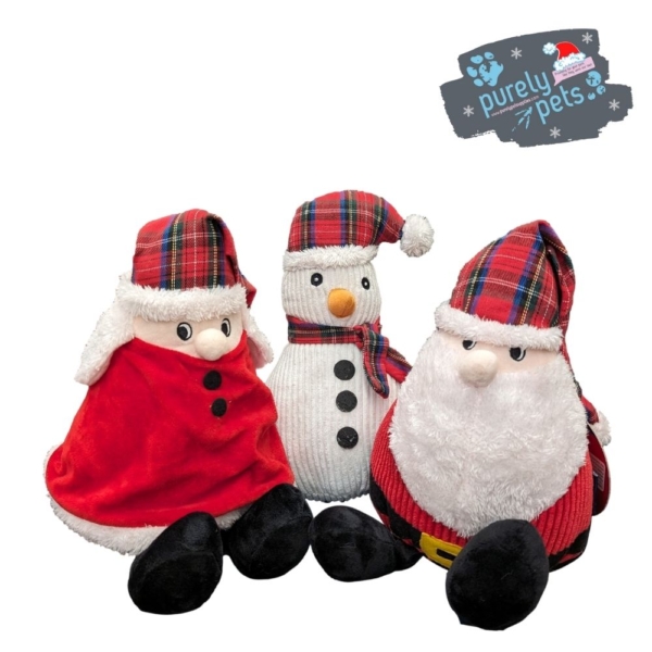 ANCOL Squeaky Nordic Christmas Plush Toys Range