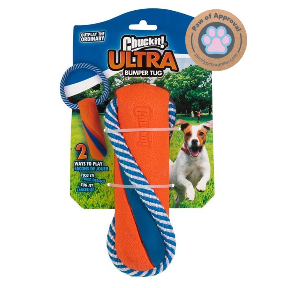 Chuckit ULTRA Bumper Tug Paw of Approval