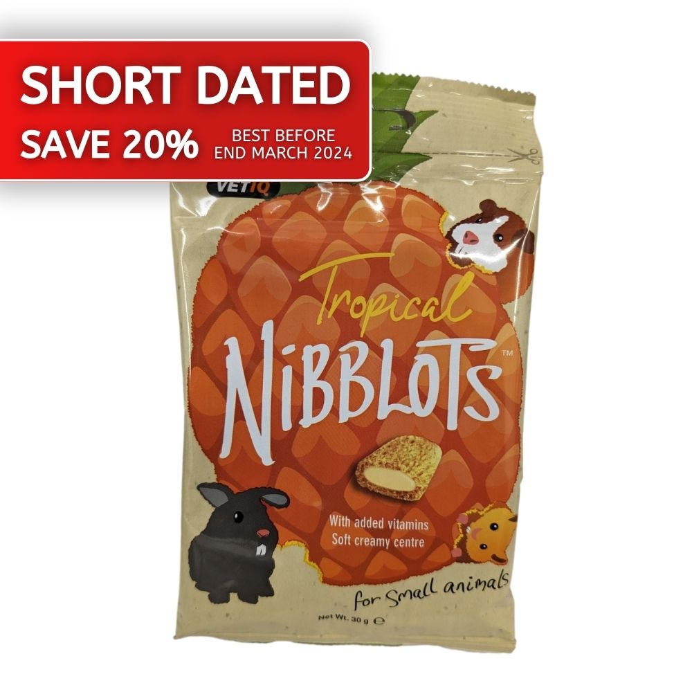 VETIQ Tropical Nibblots 30g [Short Dated 03-2024]