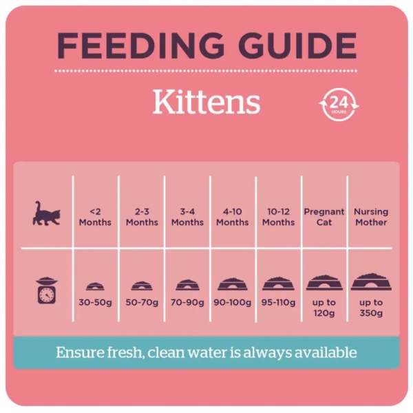 Burgess Kitten Food with Chicken Feeding Guide