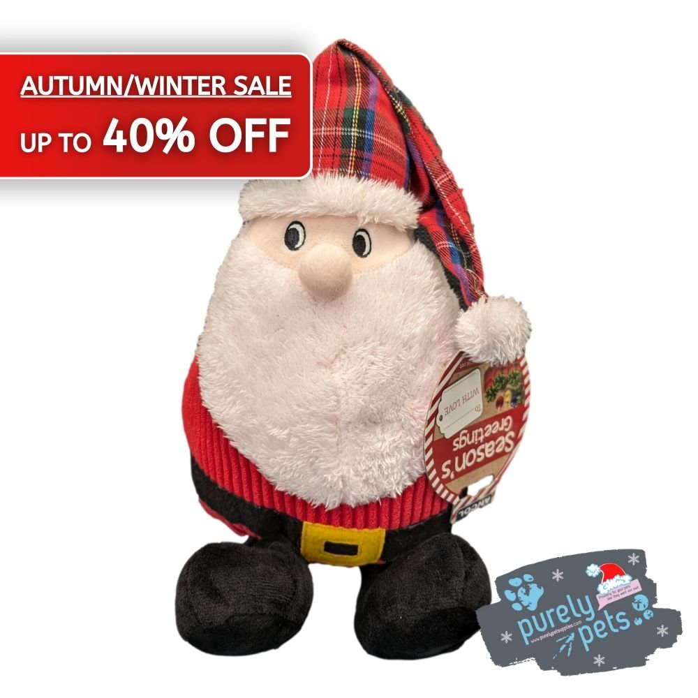 ANCOL Squeaky Nordic Santa Claus Dog Toy Autumn/Winter Sale