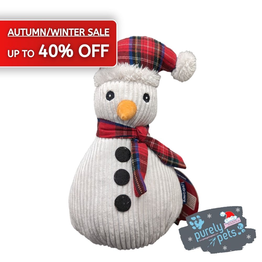 ANCOL Squeaky Nordic Snowman Autumn/Winter Sale