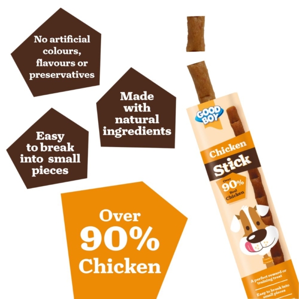 Good Boy Chicken Stick 15g Dog Treat Benefits