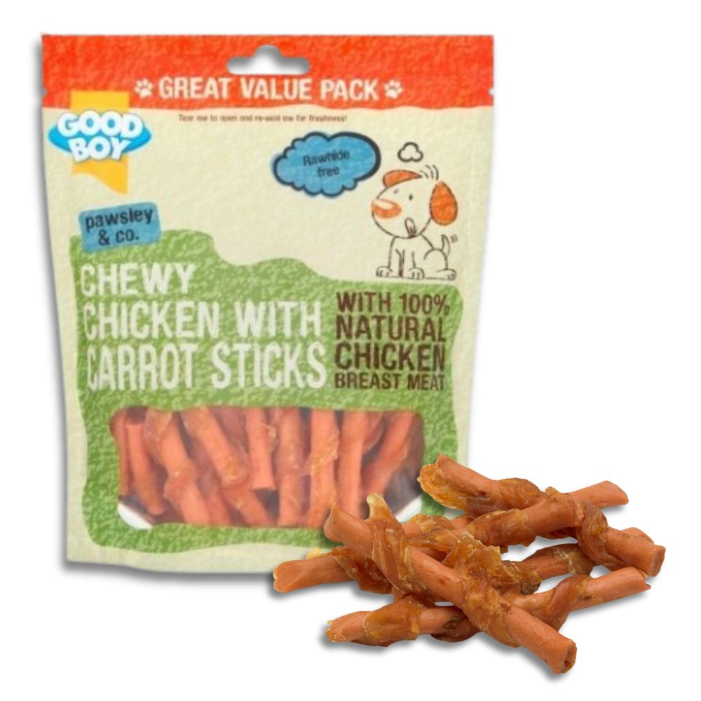 Good Boy Chewy Chicken with Carrot Sticks VALUE PACK 320g