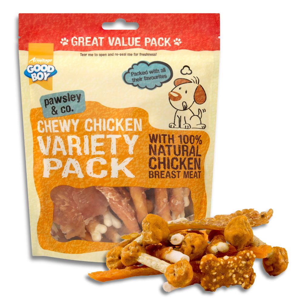 Good Boy Chewy Chicken Variety Pack VALUE 320g