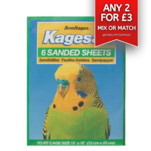 Kagesan Green 6 Sanded Sheets Offer 2 for £3