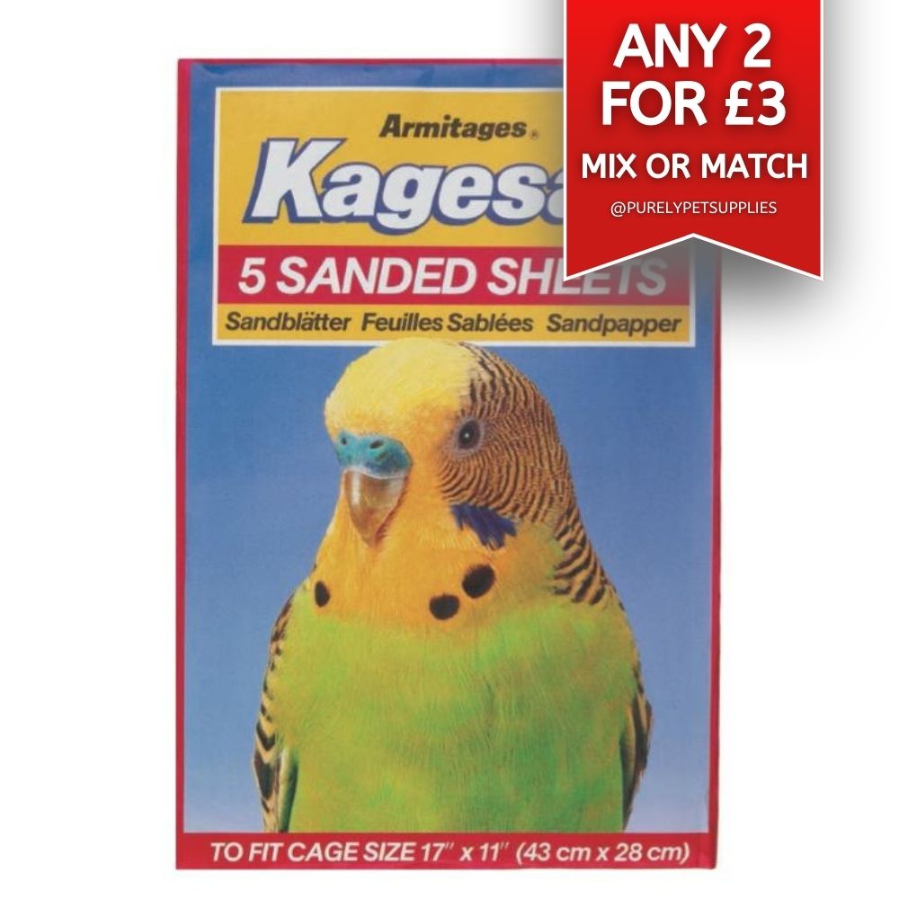 Kagesan Red 5 Sanded Sheets Offer 2 for £3