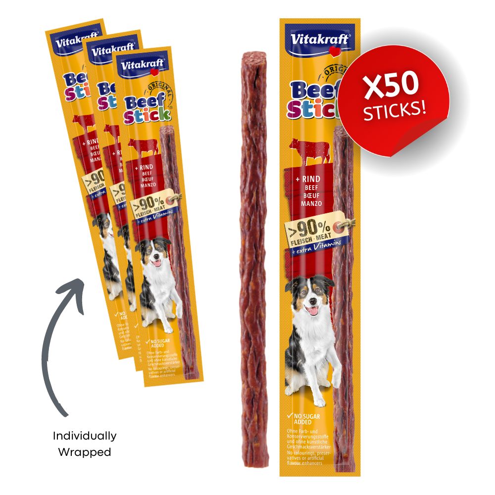CASE Vitakraft Beefsticks with Beef 50x 12g